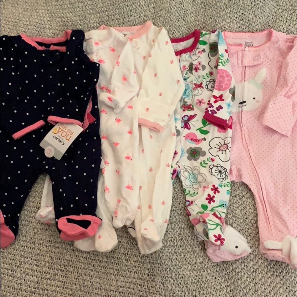 🌹 NB Girls Sleeper Bundle